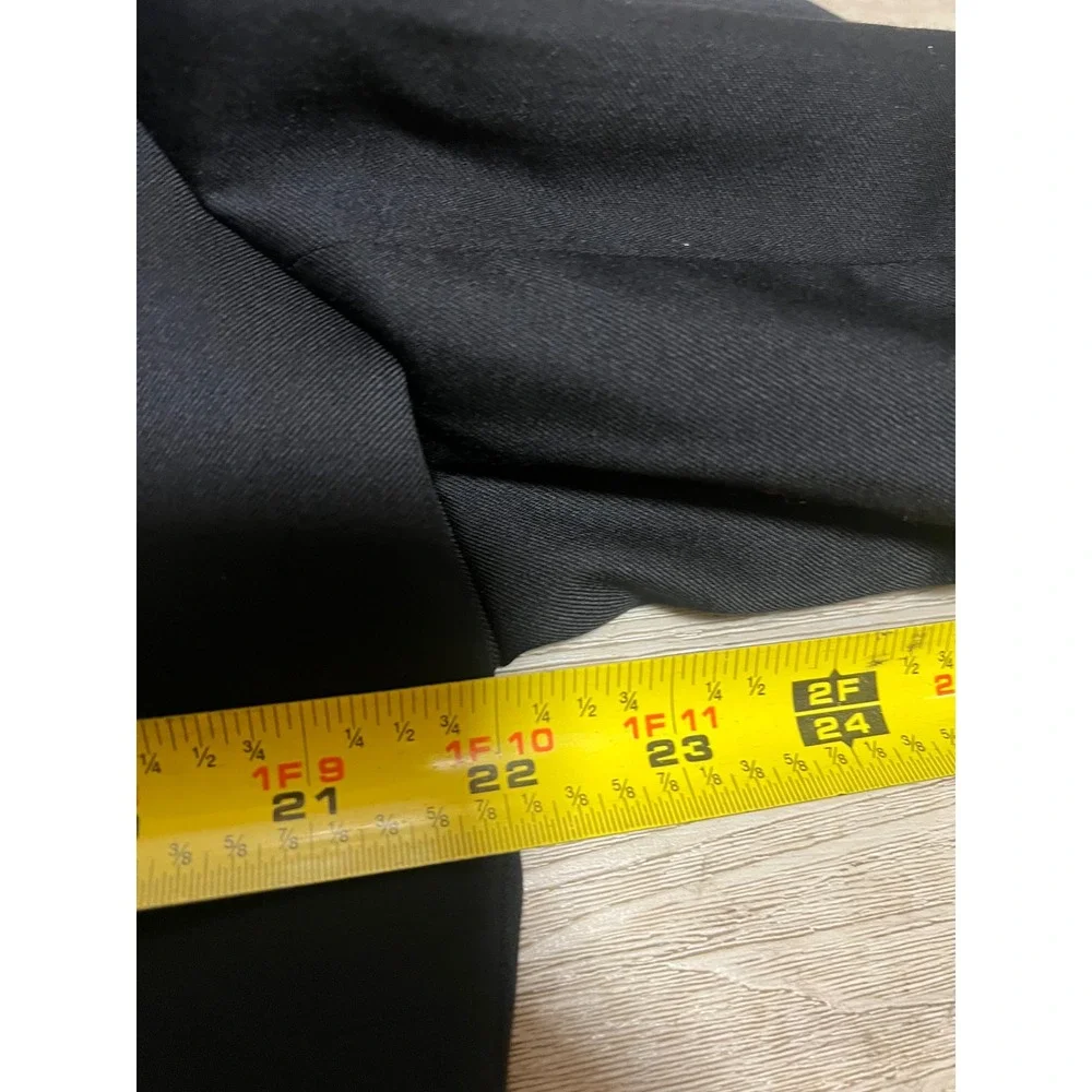 Ted‎ Baker London Modern Fit Black Wool Blazer Jacket Size 46R Bottle Print